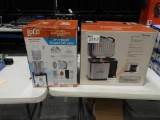 LP turkey fryer & MasterBuilt electric fryer,