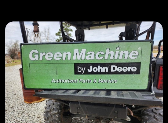 Green Machine by John Deere, 48x18