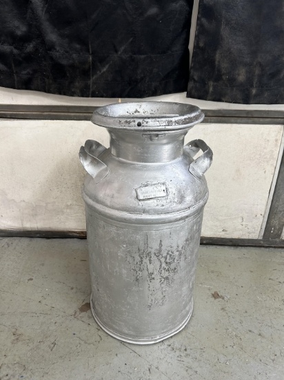 Steel milk can 13x25