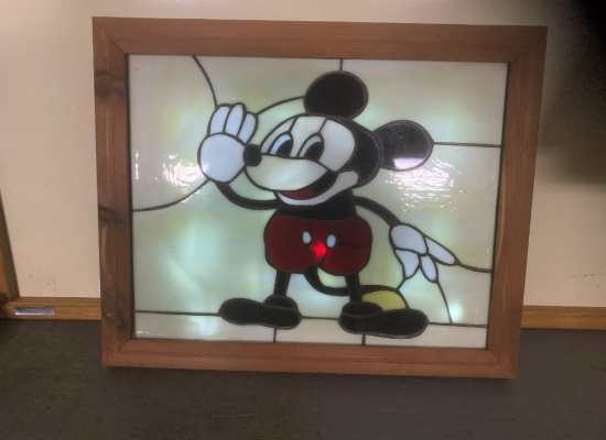 Mickey Mouse lighted picture 18x15