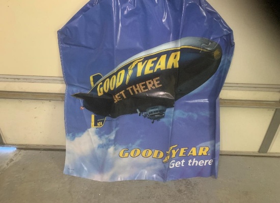 Goodyear Blimp tire display 45x47