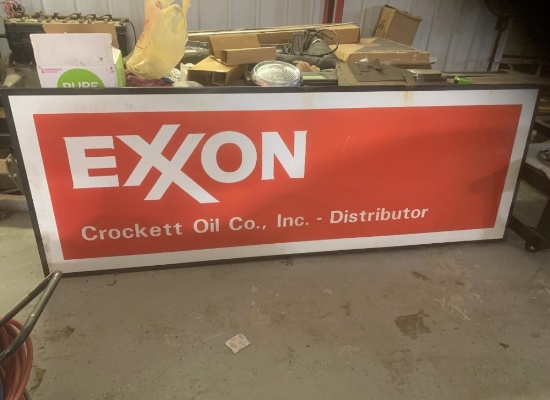 Exxon sign, 94x34 SSP
