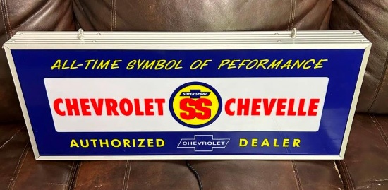 Chevelle SS light-up sign 13x30
