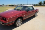 1984 Ford Mustang Convertible LX