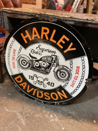 Harley Davidson, dated 1940 SSP 30"