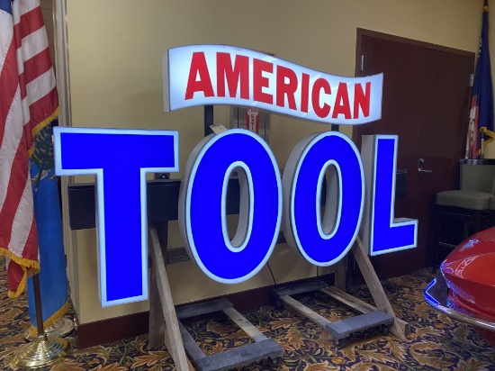 American Tool light up sign 100x68