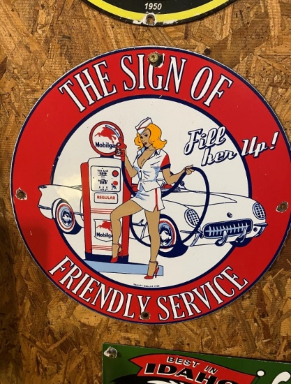 The Sign of Friendly Service SSP 11 3/4