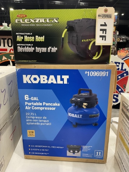 Kobalt 6 gal portable pancake air compressor w/ ai