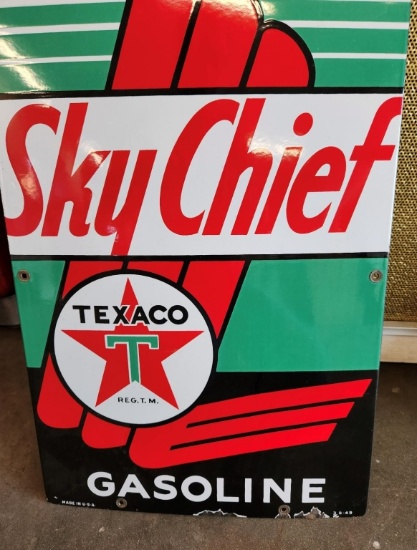 Texaco Sky Chief pump plate