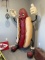 Early hotdog man figurine