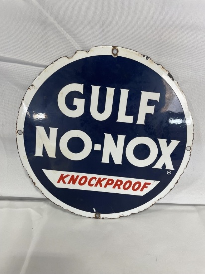 Gulf No-Nox "Knock Proof" pump plate