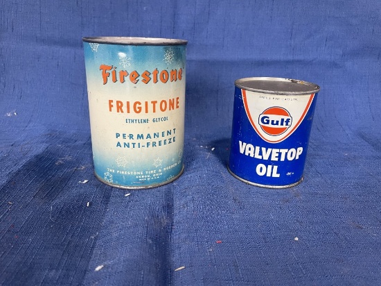 Firestone Frigitone antifreeze can & more