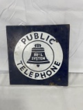 Bell System Public Telephone flange