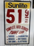 Sunlite Complete Auto Service price board