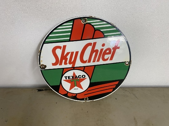 Texaco Sky Chief, 12" round SSP