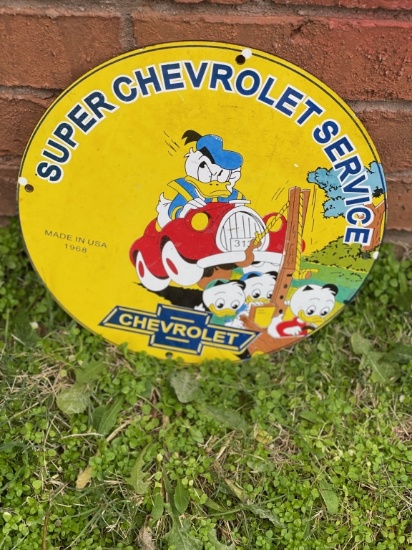 Super Chevrolet Service 12" SSP decorator sign