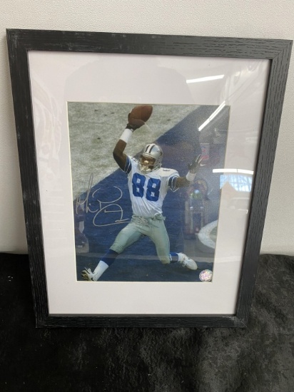 Michael Irvin signed w/ documentation 15x12