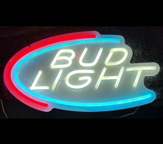 Bud Light LED 16"Lx8 1/2"H