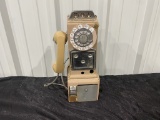 Old rotary pay phone