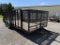 18’ bumper pull tandem axle lawn/landscape trailer