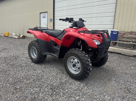 Honda Rancher ES 4-wheeler, shop kept