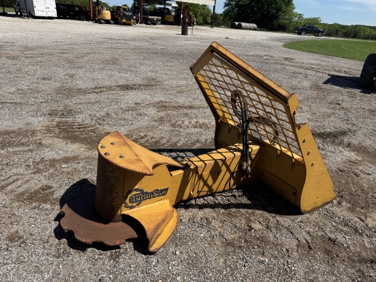 Skid steer turbo saw