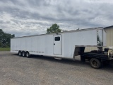 GN 42’ Dixie Hauler race trailer, lights, cabinets
