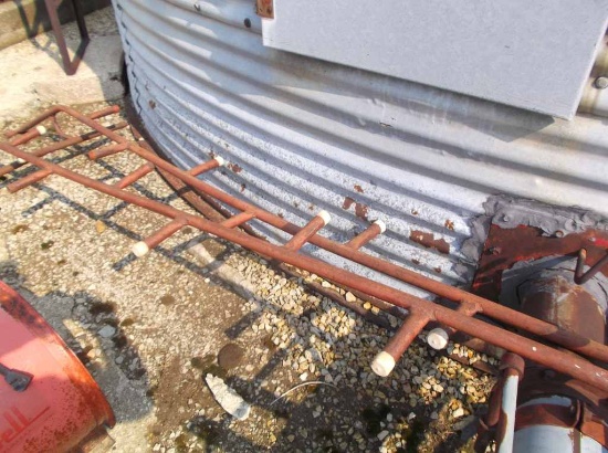 Inside Grain Bin Ladders