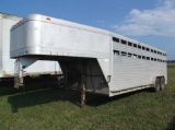 1987 Featherlight Stock Trailer
