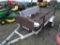 Ultra Low Fold Up Motorcycle Trailer