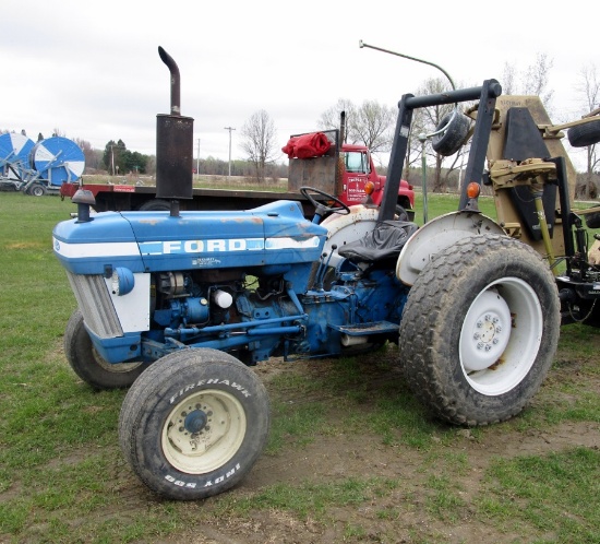 1980's Ford 3910 2WD Diesel Tractor