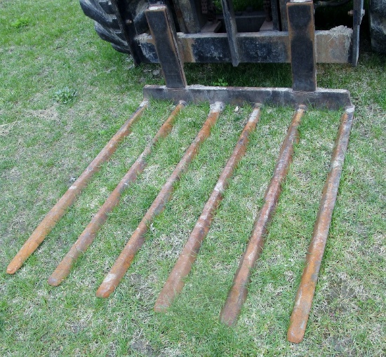 Set of Palletless Sod Lift Forks