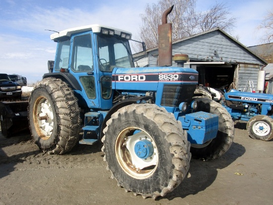 1993 Ford 8630 Power Shift 4x4 a/c Cab Tractor!