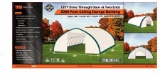 TMG 30’ x 80’ x 15’ Peak Ceiling Shelter - New!