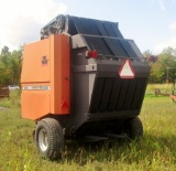 Massey Ferguson 828 Round Baler!