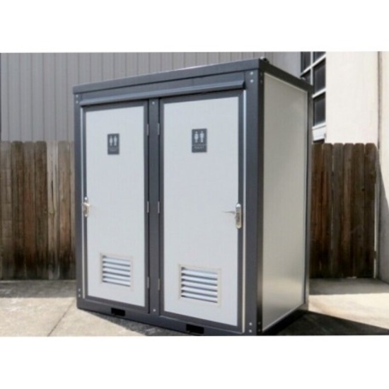 Bastone 110V Portable Washroom with Double Toilets and Sinks - New!