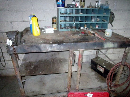 Bench with Vise & Contents!