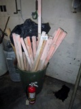 Wood Stakes & Fire Extinguisher!