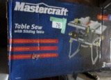 MasterCraft Table Saw - New!