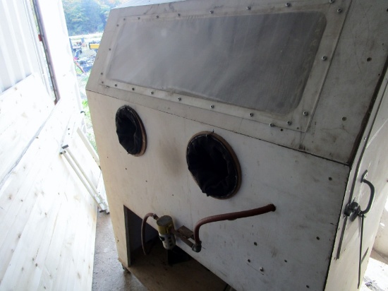 Custom Made Sandblasting Cabinet!