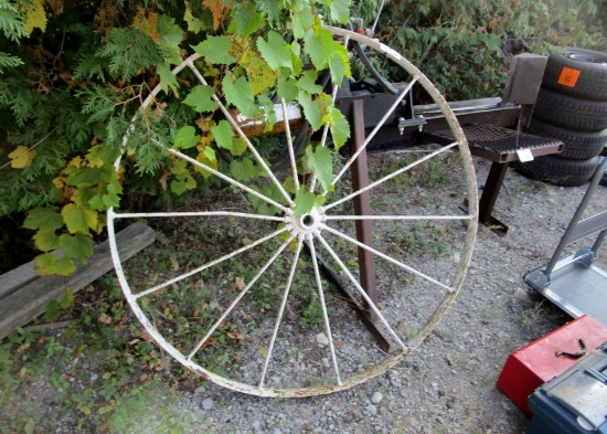 Antique Steel Wheel!