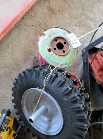 Tire with Rim & Wire!