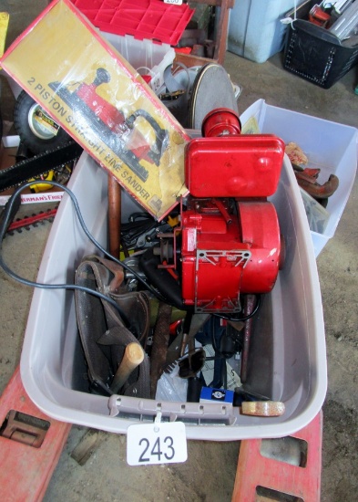 Gas Motor, 2 Piston Straight Line Sander, Tools!