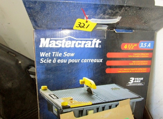 Wet Tile Saw!