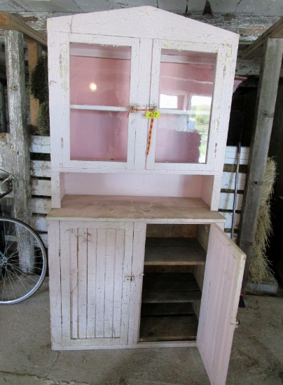 Vintage Wood Hutch!