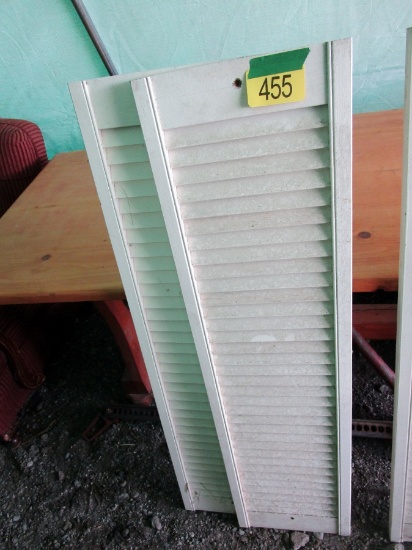 Outdoor Wood Shutters!