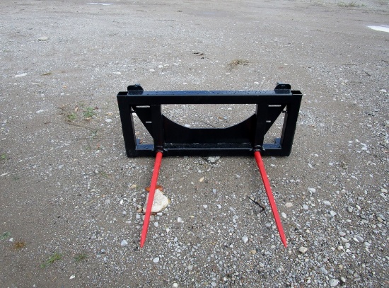 Martatch Alo Quick Attach 2 Prong Round Bale Spear - New!