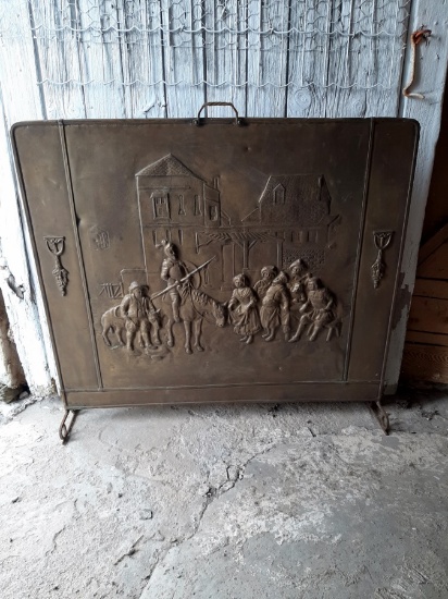 Brass Fireplace Guard!