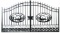 Canada Bestland Industries 14’ Bi Parting Iron Driveway Gates - New!