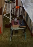 Antique Stool, Chair, Hall Tree, Bibles, Etc.!